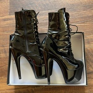 Pleaser Black Boots